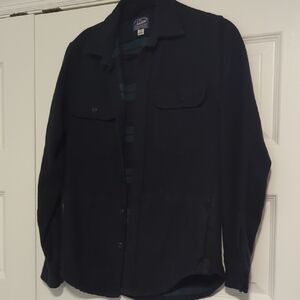 J. Crew Men's Black Shirt Jacket